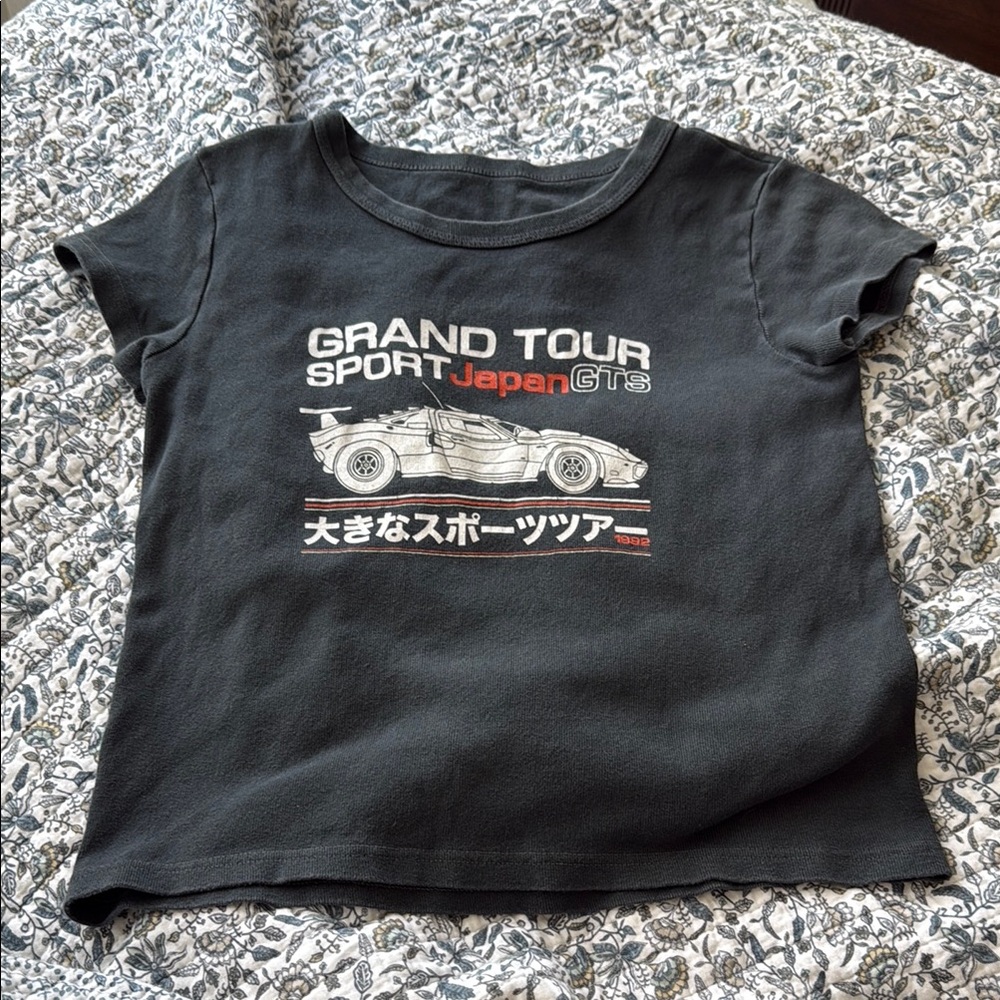 black baby tee